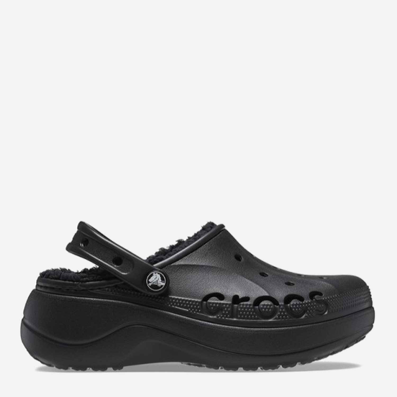 Женские кроксы утепленные Crocs Baya Platform Lined Clog 208708-001-W8 ...
