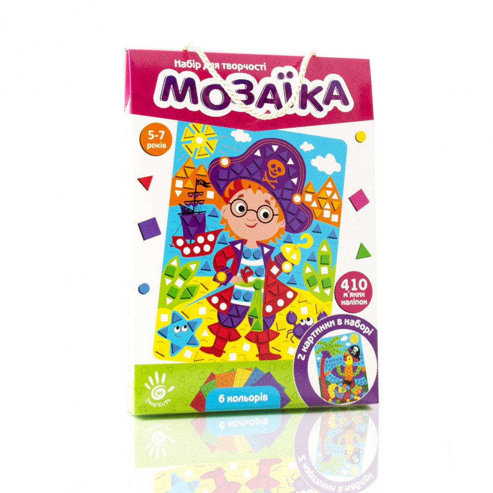 

Набор для творчества Vladi Toys "Мягкая мозаика. Пират" VT4511-04