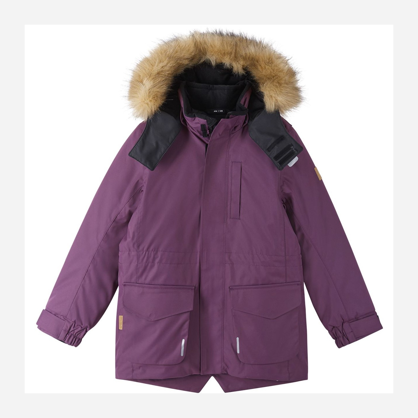 Акція на Дитяча зимова термо куртка-парка для дівчинки Reima Naapuri 5100105A-4960 128 см від Rozetka
