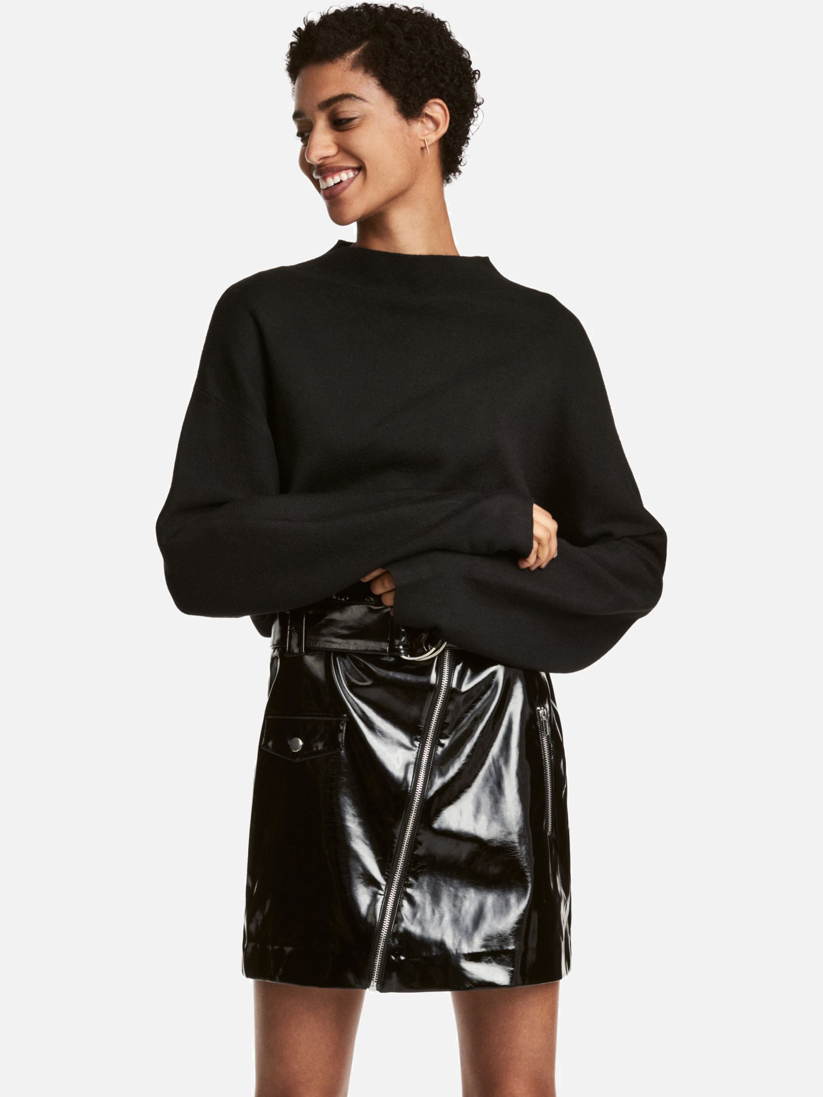 

Джемпер H&M 511-5197376 XL Черный