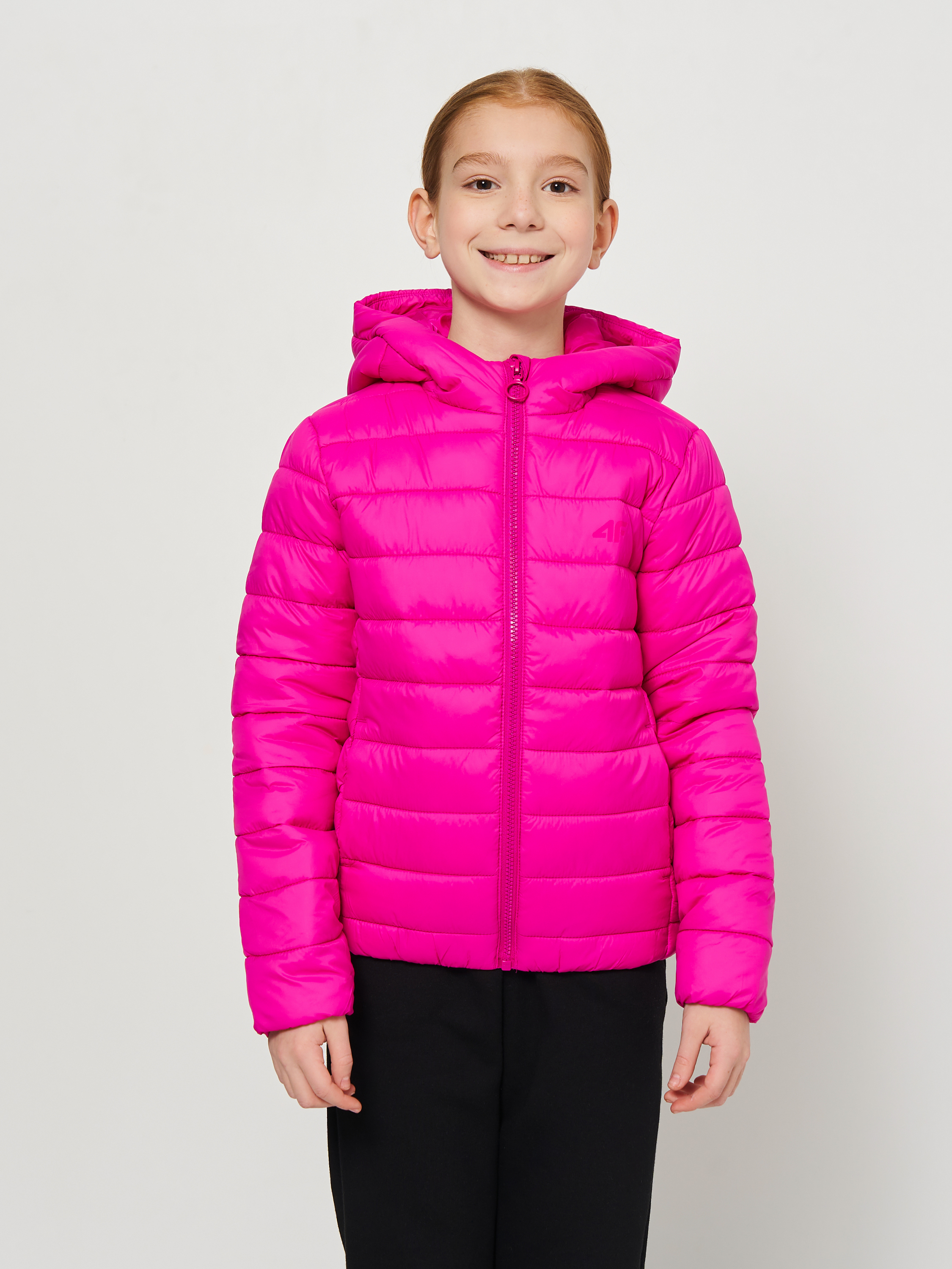 Акция на Дитяча демісезонна куртка для дівчинки 4F 4FJAW23TDJAF266-53S 128 см от Rozetka