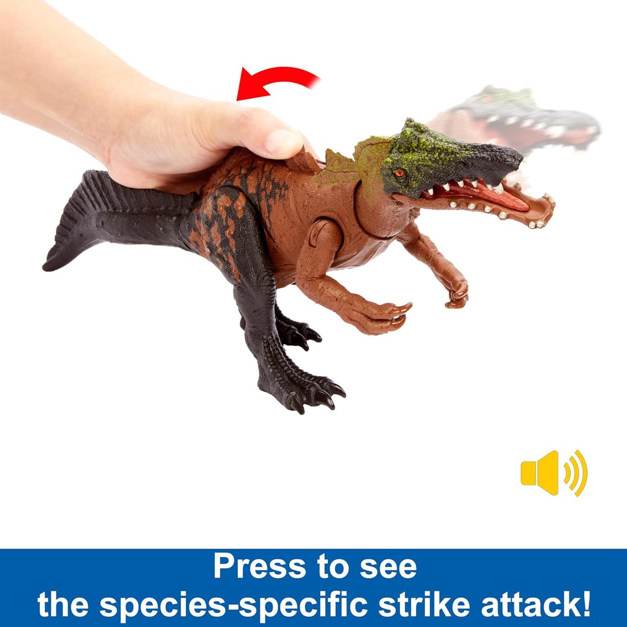 Динозавр Ирритатор Jurassic World Dinosaur Toy Irritator with Roar Sound –  фото, отзывы, характеристики в интернет-магазине ROZETKA от продавца: Gotta  Dolls | Купить в Украине: Киеве, Харькове, Днепре, Одессе, Запорожье, Львове