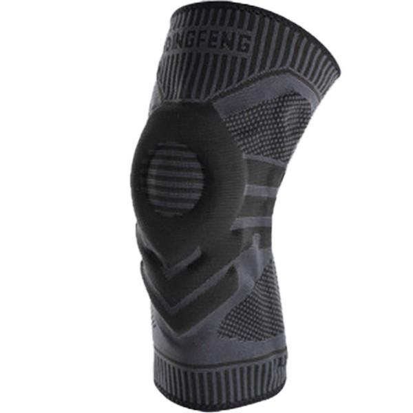 Спортивный наколенник с фиксатором для коленной чашечки XXL Серый (BSPR ...