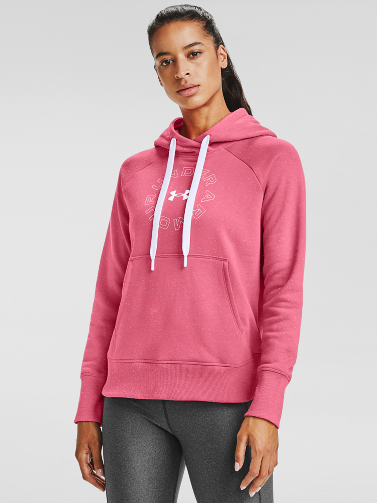 

Худи Under Armour Rival Fleece Metallic Hoodie 1356323-668 XS