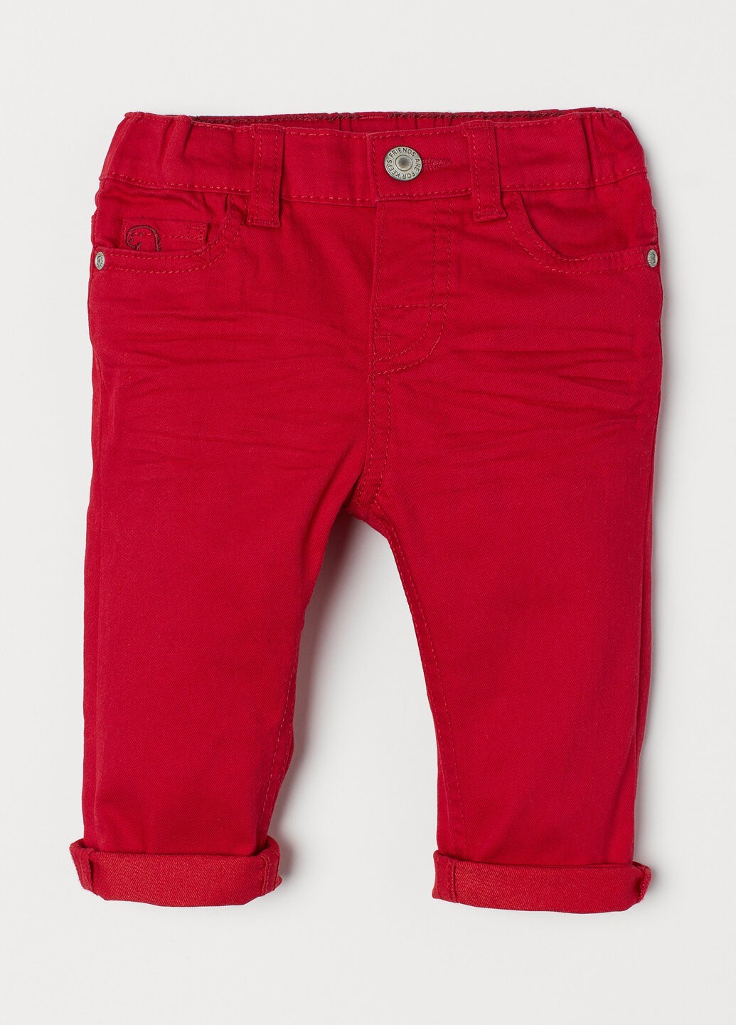 

Джинсы H&M скини 68 красные 6-0001