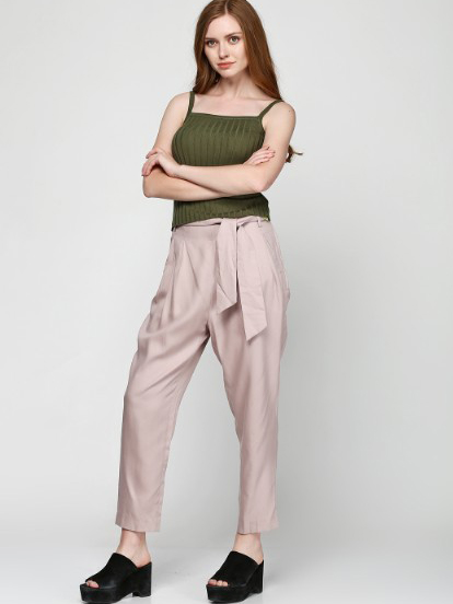 

Брюки H&M 4840595 34 Сиреневые