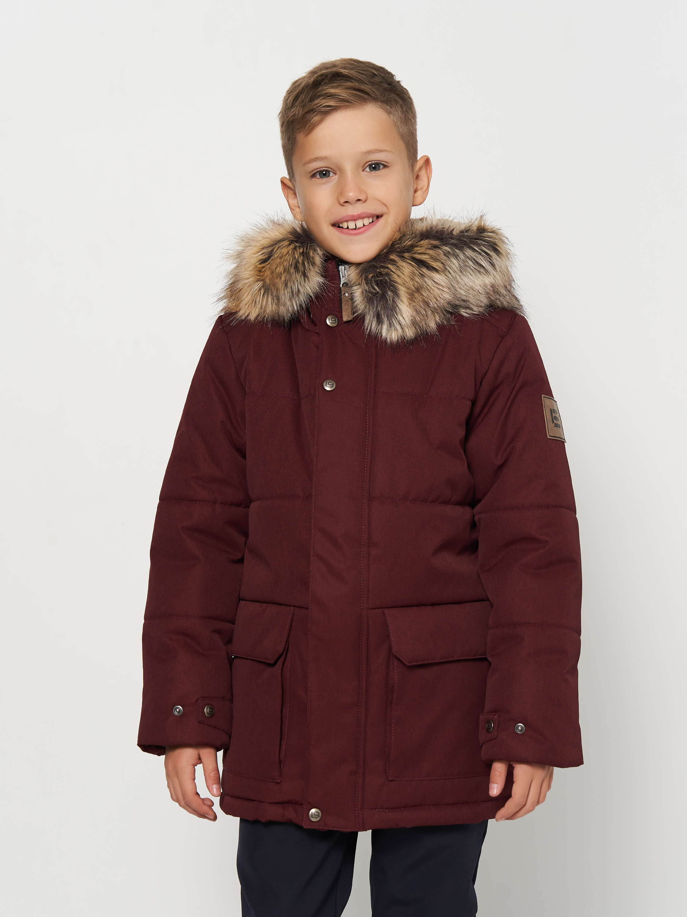 Акция на Підліткова зимова куртка для хлопчика Lenne Kaur 23668-6220 146 см от Rozetka