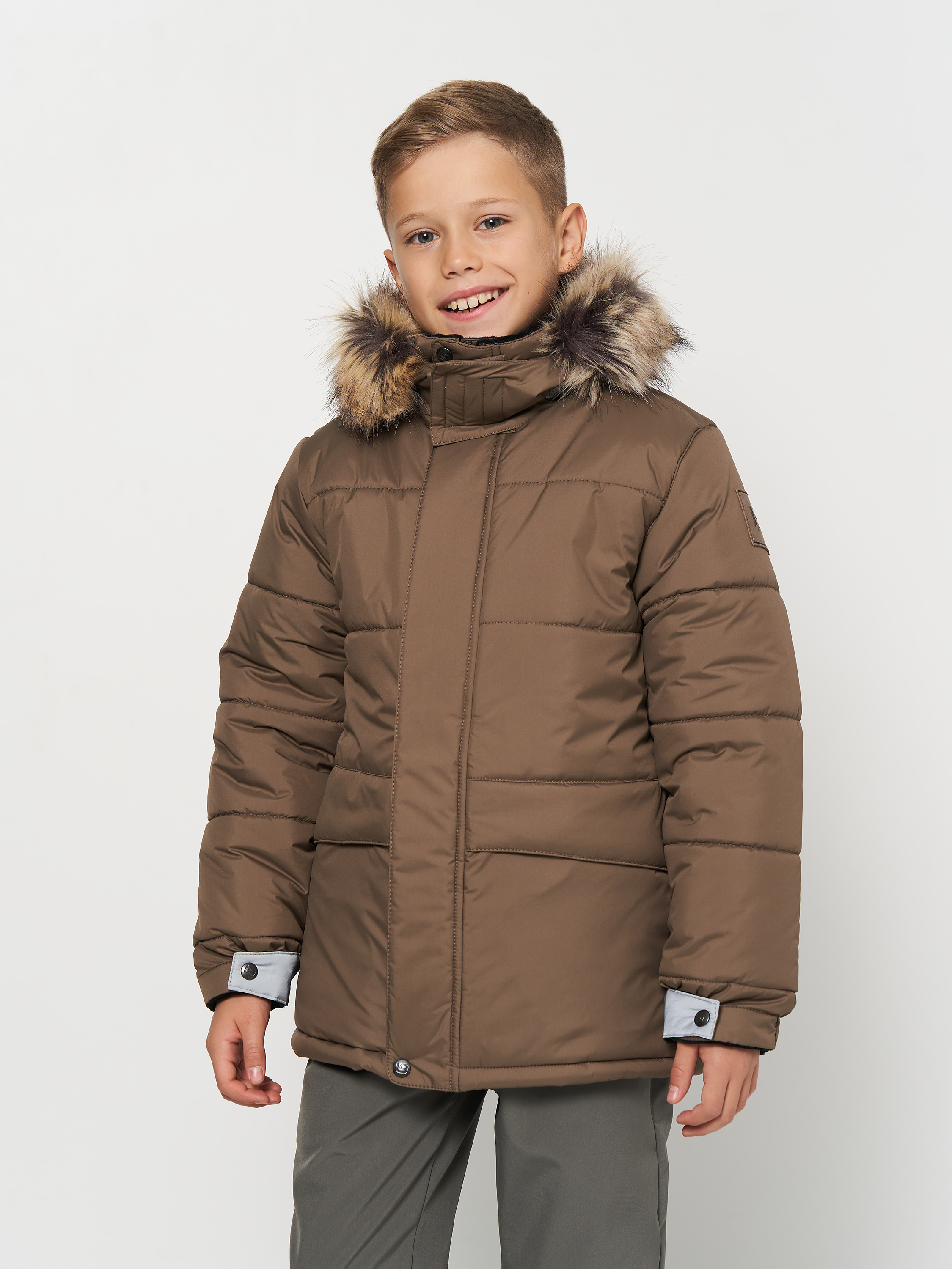 Акція на Дитяча зимова куртка для хлопчика Lenne Scott 23366-810 128 см від Rozetka