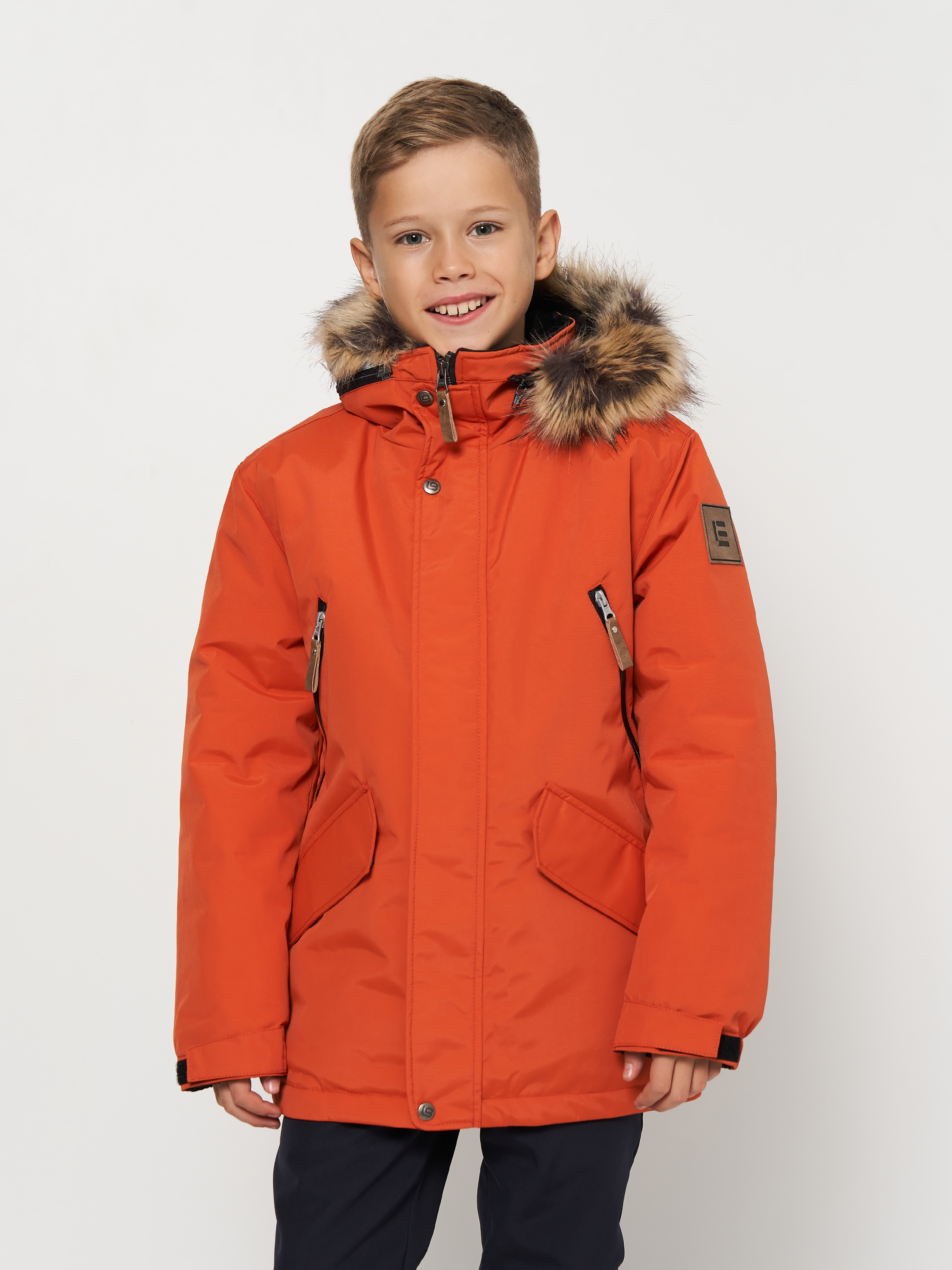 Акція на Підліткова зимова куртка-парка для хлопчика Lenne Jarko 23369-457 158 см від Rozetka