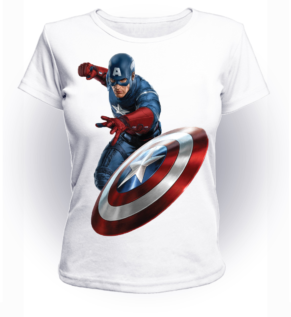 

Футболка GeekLand Капитан Америка Captain America atack CA.01.002 (FU21CA.01.002/wom-XXL)