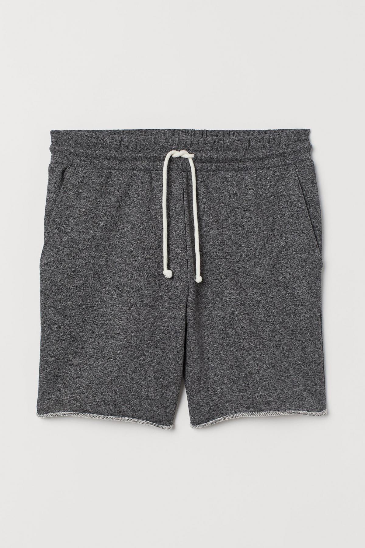 

Байковые шорты Regular Fit H&M l Серое