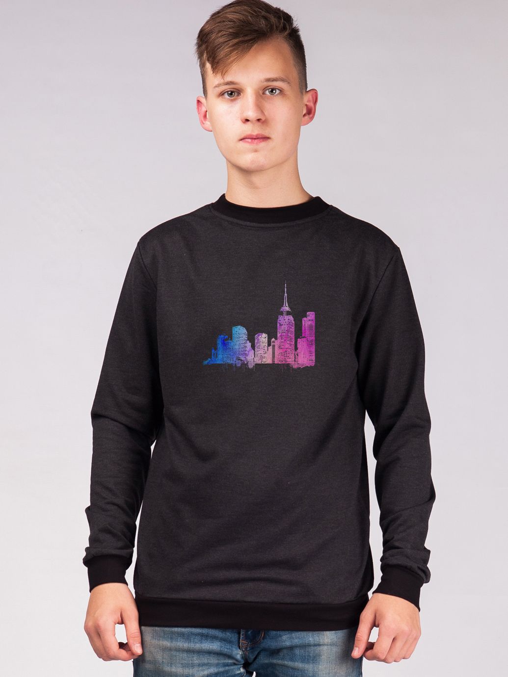 

Свитшот Malta М276-13-РЧ City Skyline S (46) Темно-серый