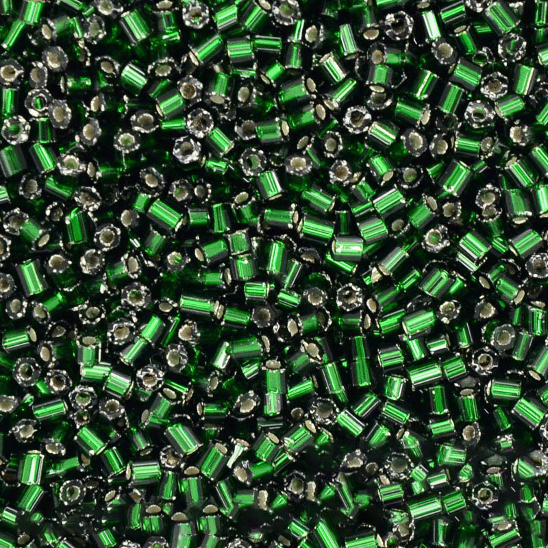 Бісер чеський Рубка №57620, 10/0, Зелений темний блискучий, 5 г (BIS ...