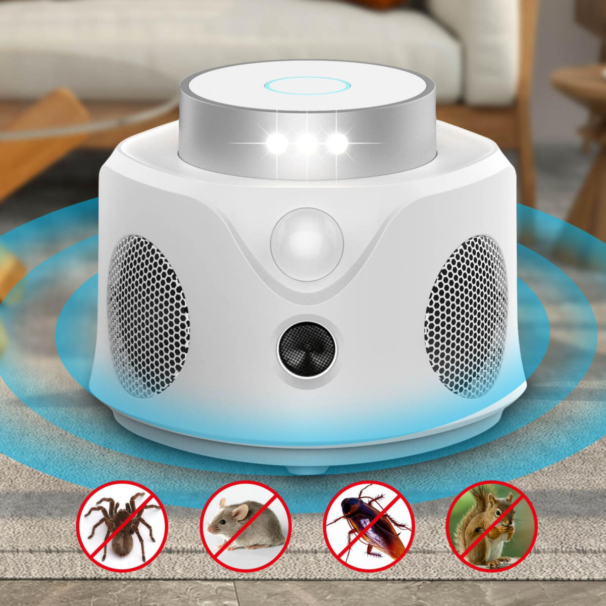 Ультразвуковий відлякувач мишей, щурів, гризунів та комах Ultrasonic ...