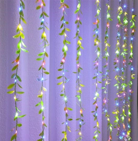 Декоративная гирлянда Berger 90 Лед Разноцветный, 3м/10штх0.9м, 8 ...