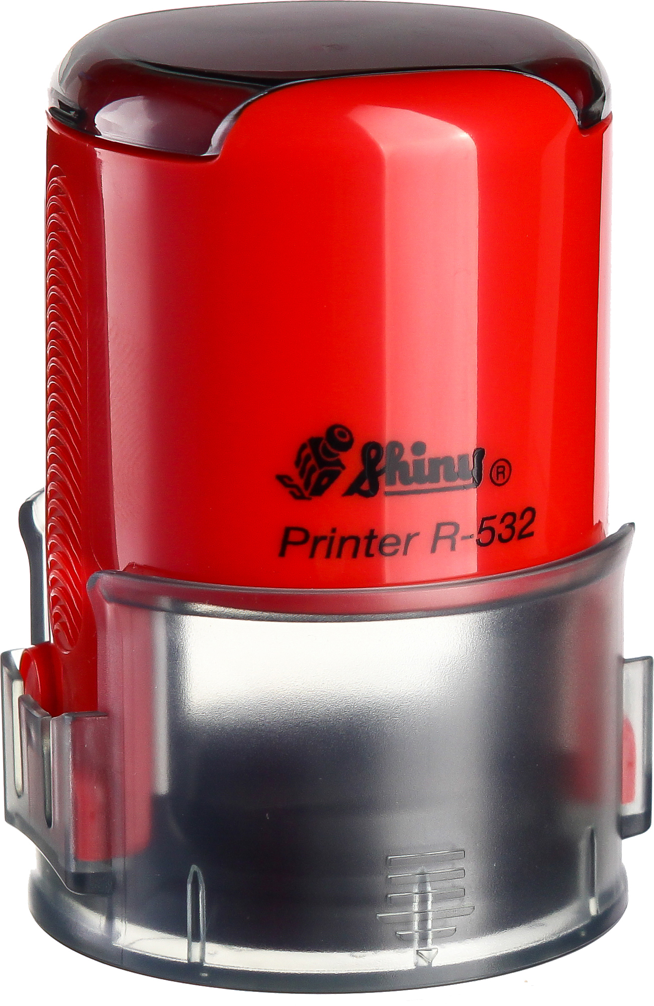

Оснастка для круглой печати d 32 мм Shiny R-532 красный корпус с крышкой (4710850532236)