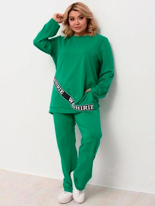 Акція на Спортивний костюм жіночий V.Bernik 964 52-54 Зелений від Rozetka