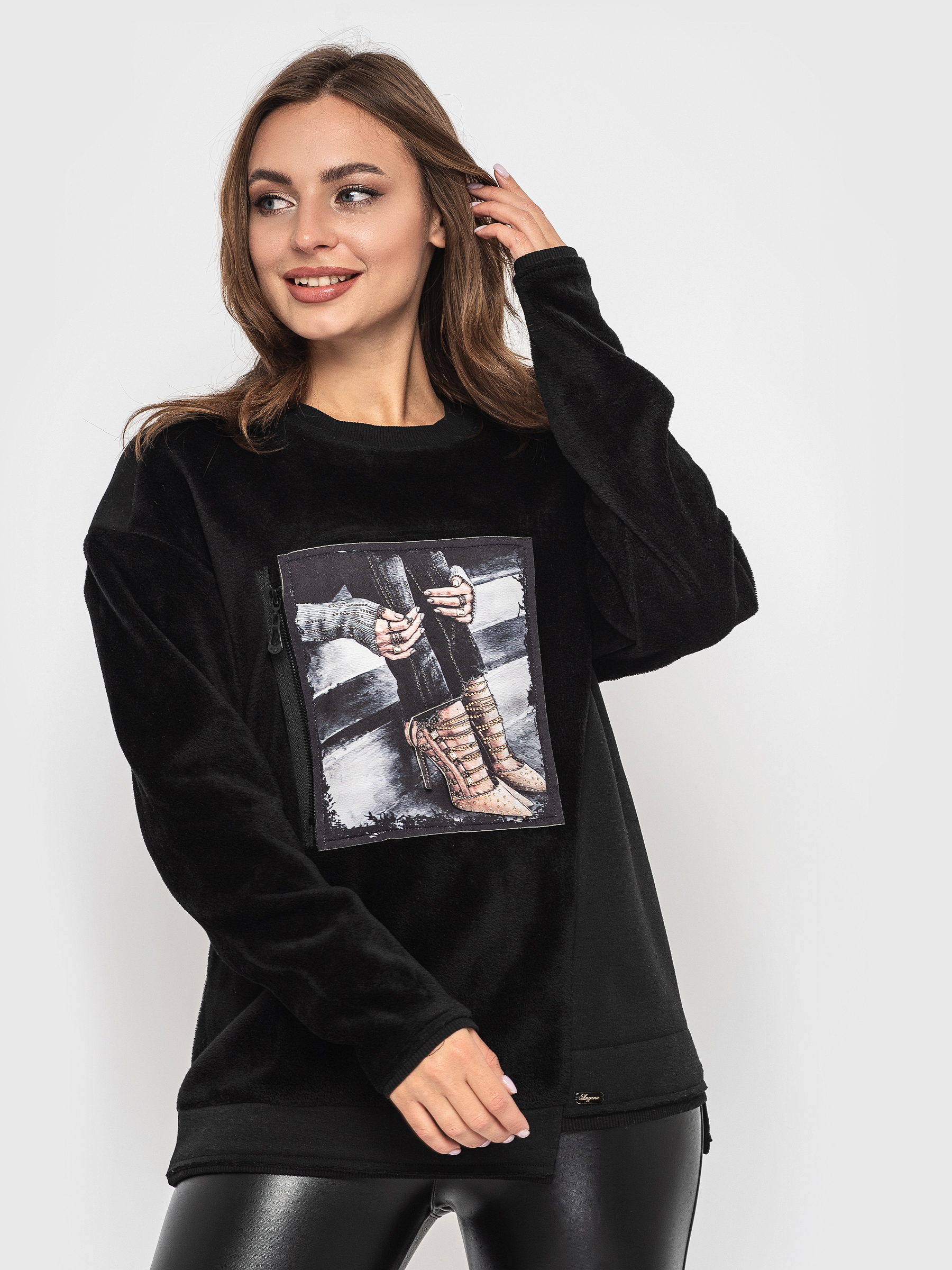 

Свитшот "Флекс" (черный) -(L-XL, Свитшот "Флекс" (черный) 48-50(L-XL)
