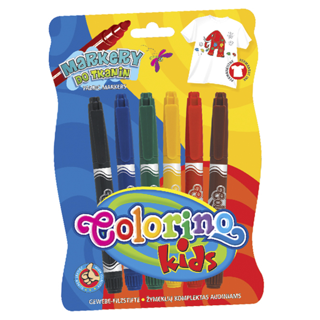 

Комплект из 6-ти маркеров Colorino 1 мм ассорти (15653PTR)