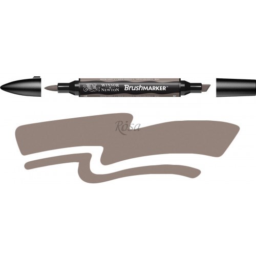 

Маркер Winsor & Newton Brushmarker 1 мм серый теплый (0204131)
