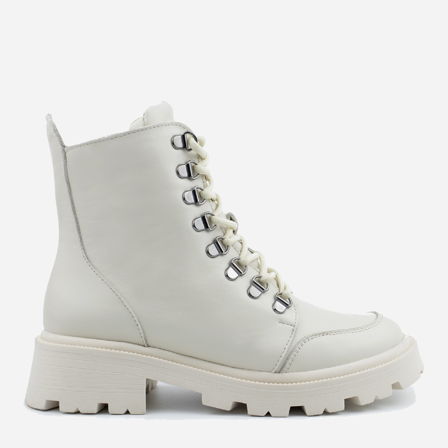 Акція на Жіночі зимові черевики високі Tuto Vzuto Rain 6501-9 40 25.5 см Бежеві від Rozetka