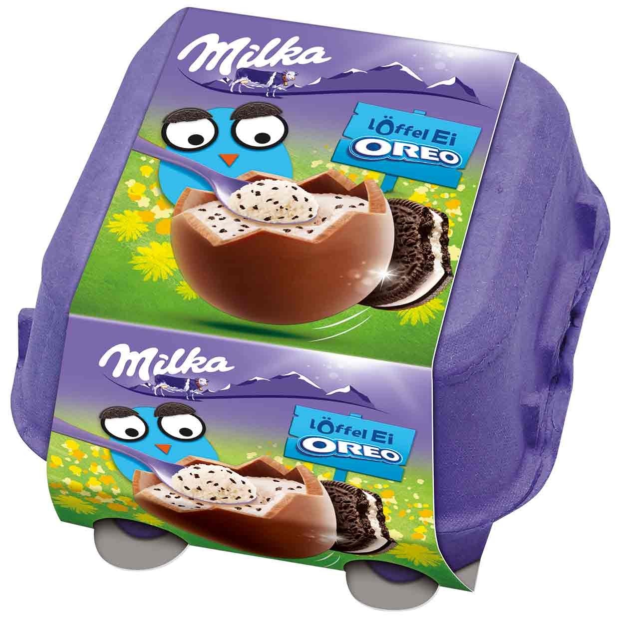 Шоколадные шарики Milka Eggs Loffel Ei Oreo 128 г – купить в Украине ...