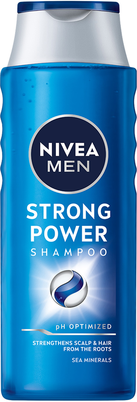 Шампунь для мужчин NIVEA Men Strong power 400 мл (9005800328058) – в ...