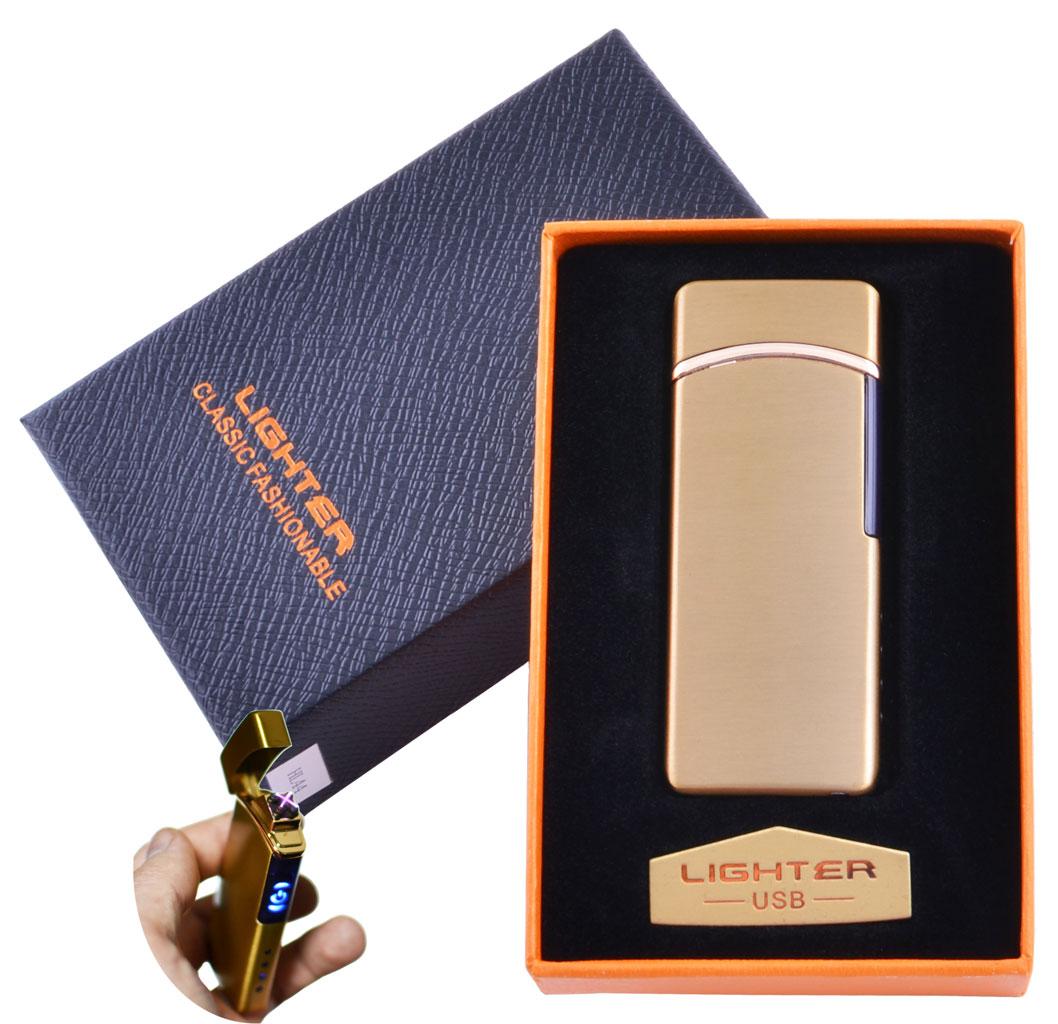 

Электроимпульсная зажигалка в подарочной упаковке Lighter (Двойная молния, USB) Dazzle