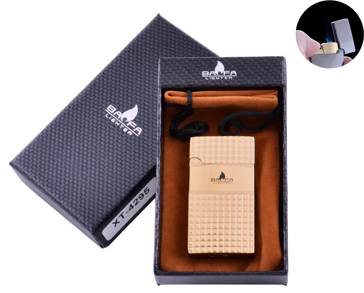 

Зажигалка в подарочной коробке Less (Турбо пламя) Gold