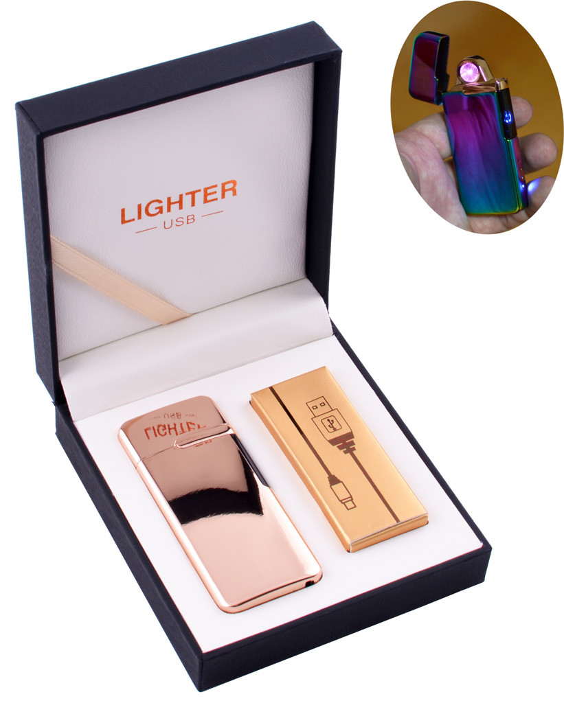 

Электроимпульсная зажигалка в подарочной коробке Lighter Premium Stone