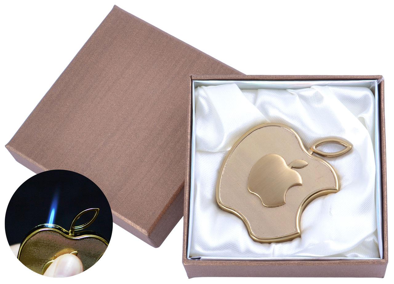 

Зажигалка подарочная Apple (Острое пламя) Gold