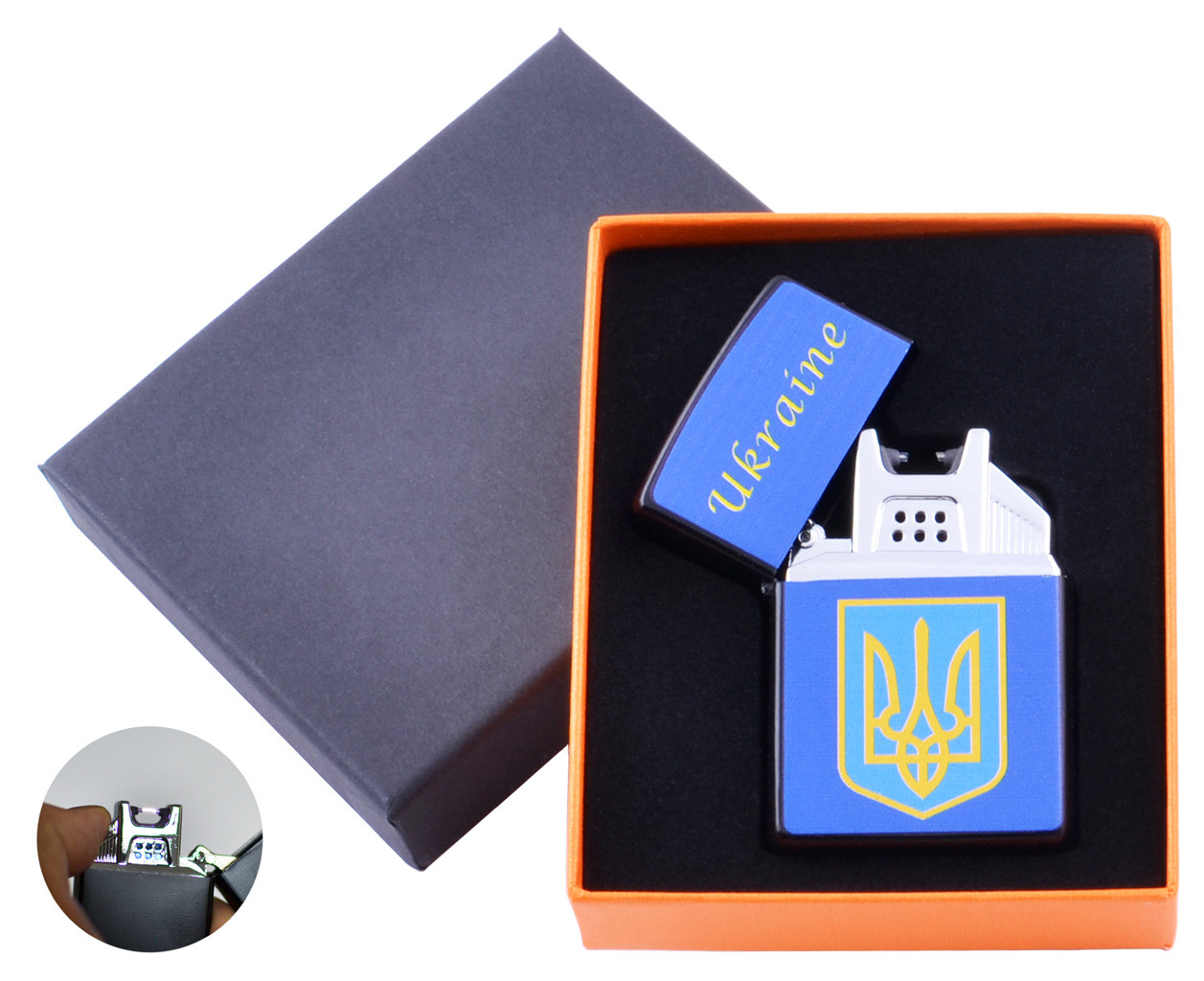 

Электроимпульсная зажигалка Украина (USB) Type A