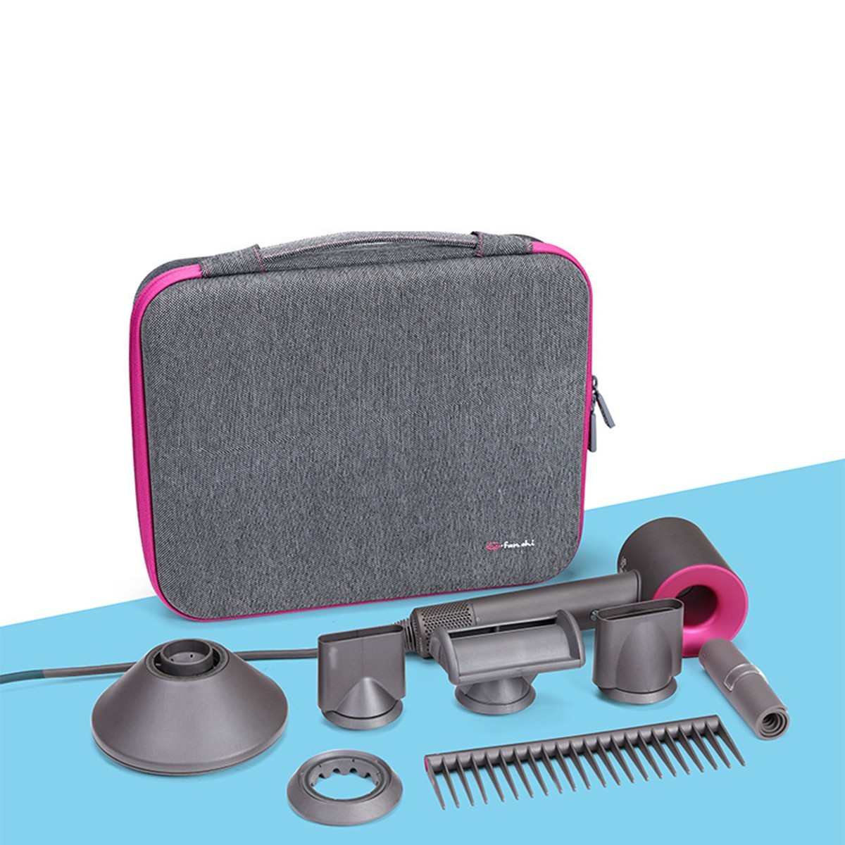 Дорожный чехол для фена DYSON Supersonic DY121 квадрат серый – фото ...