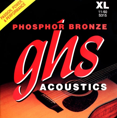 

Струны для акустической гитары GHS STRINGS S315 PHOSPHOR BRONZE