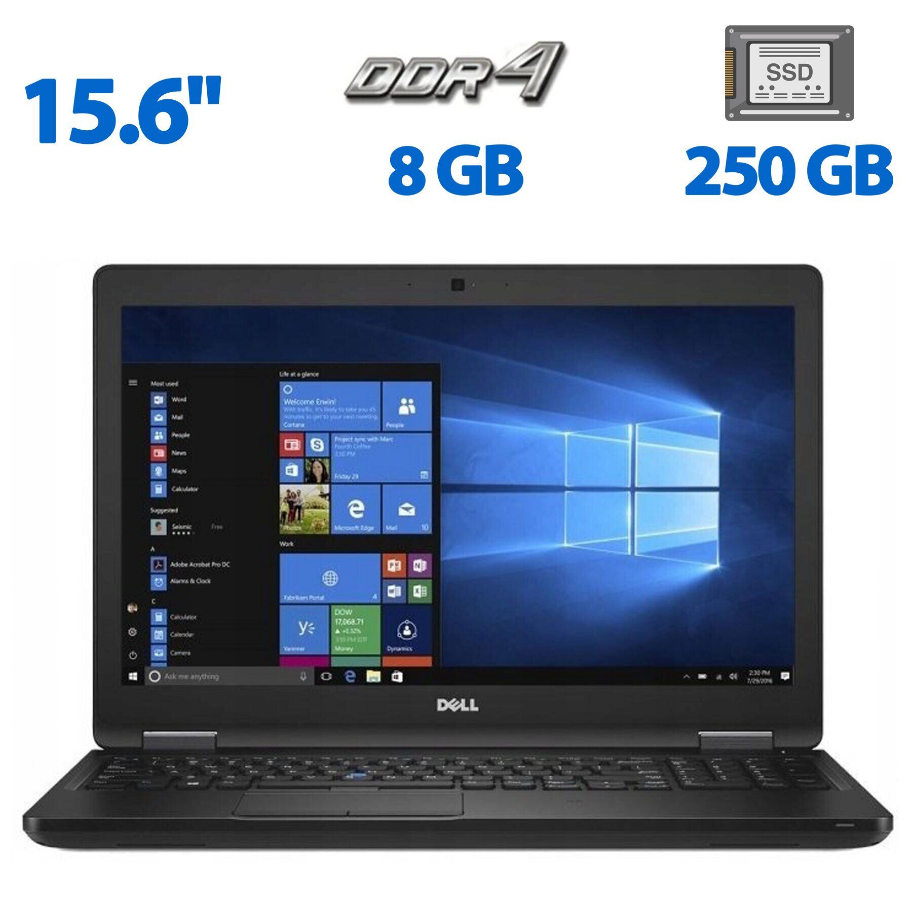 Ультрабук Dell Latitude E5590 / 15.6" (1366x768) TN / Intel Core i5 ...