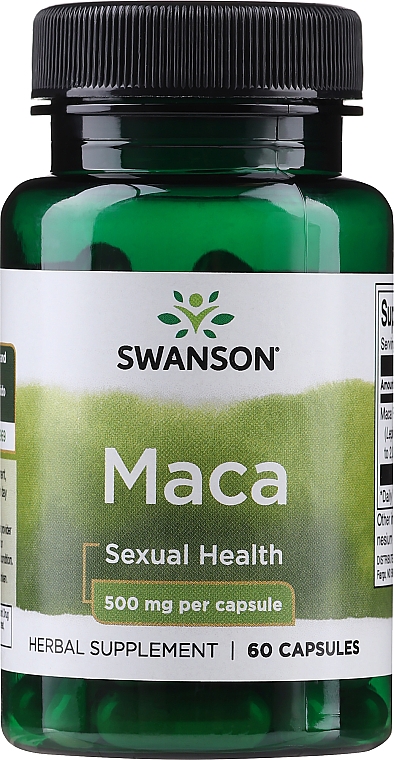 Экстракт Маки Swanson Maca 500 мг 60 капсул (0087614080116) – фото ...