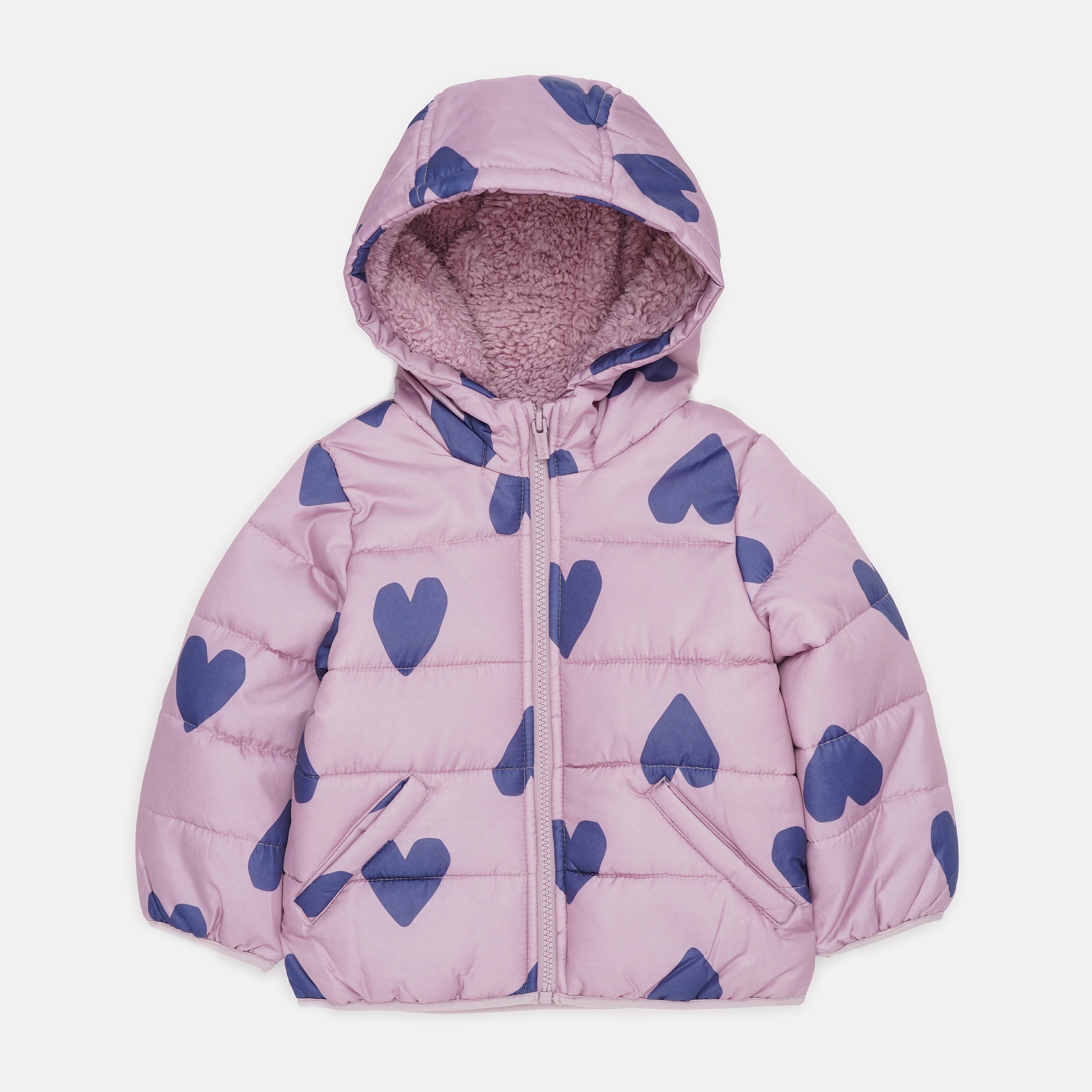 Акція на Дитяча демісезонна куртка для дівчинки Carters C223779 104 см Рожева з синім від Rozetka