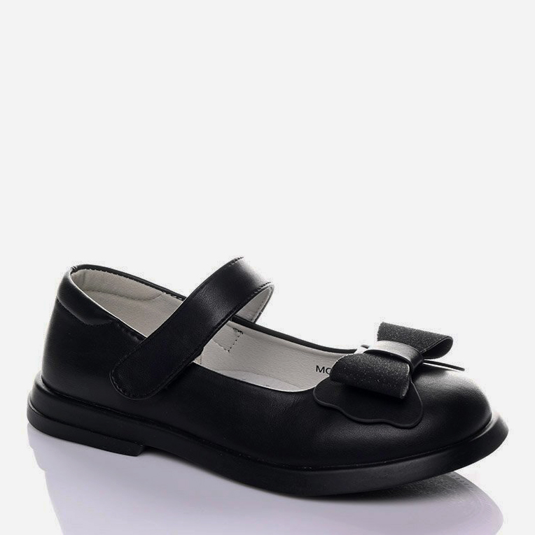 Акція на Дитячі туфлі для дівчинки Apawwa MC289 32 Чорні від Rozetka