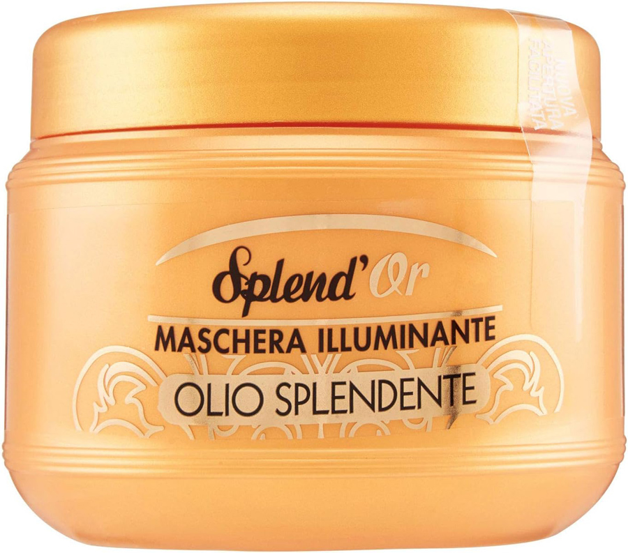 Маска для придания блеска волосам Splend'Or Maschera Illuminante Olio ...