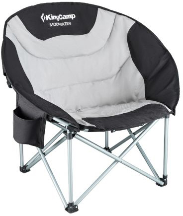 

Раскладной стул KingCamp Moon Camping Chair with Cooler Black/grey (KC3989 black/grey)