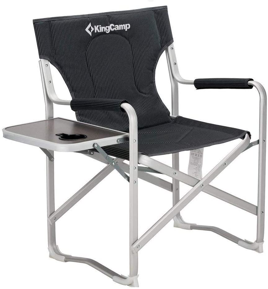 

Раскладное кресло KingCamp Deluxe Director chair Black/Stripe (KC3821 BLACK STRIPE)