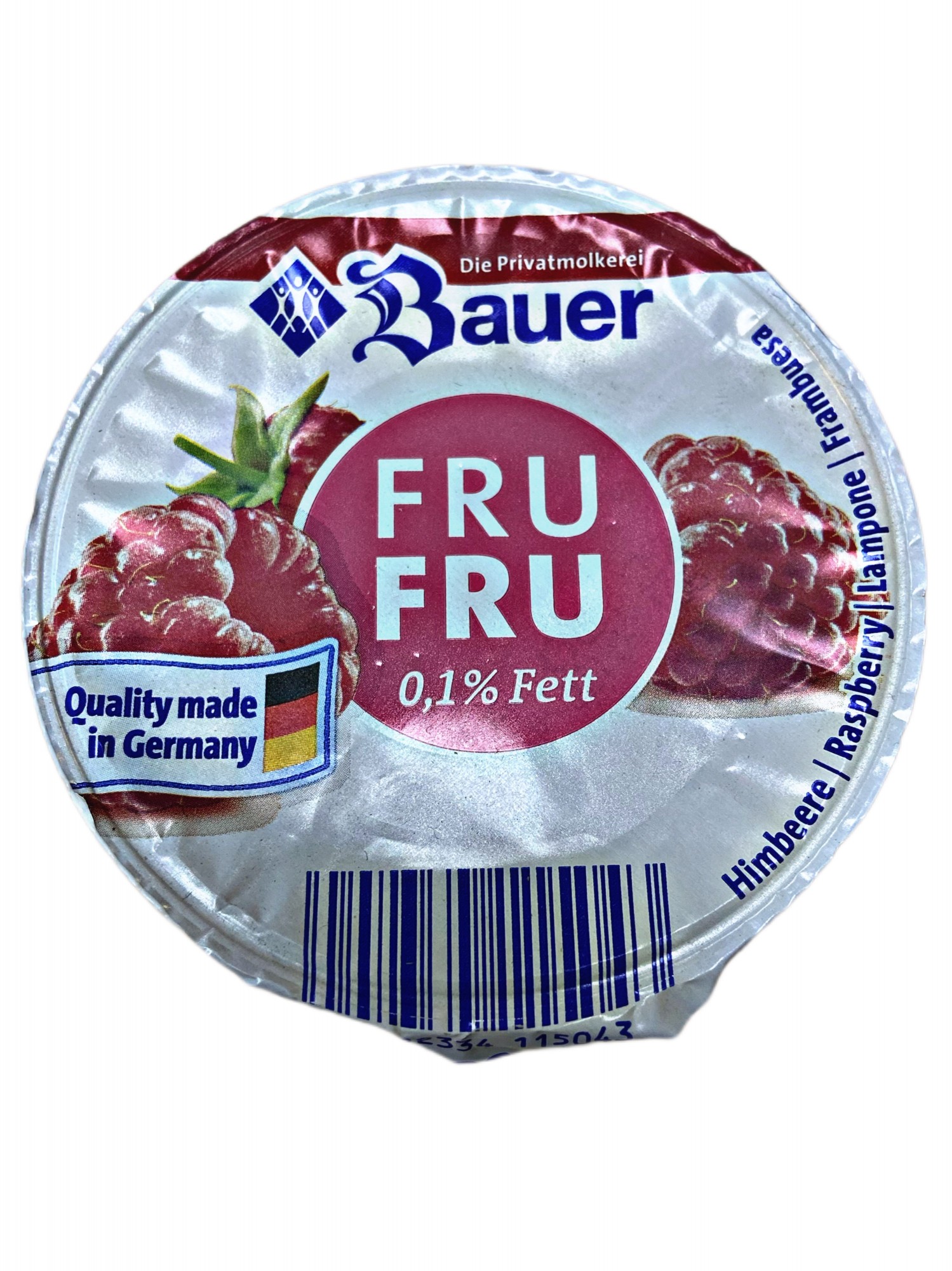 Йогурт Bauer малина термо 0,1% 100г Німеччина – купить в Украине ...