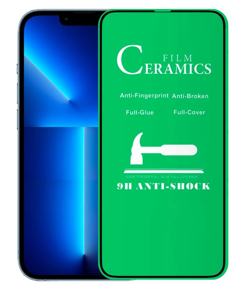 Гнучке захисне скло для iPhone 11 чорне протиударне весь екран клей на ...