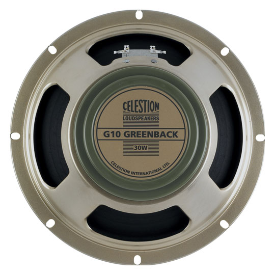 

Гитарный динамик Celestion G10 Greenback (16Ω)