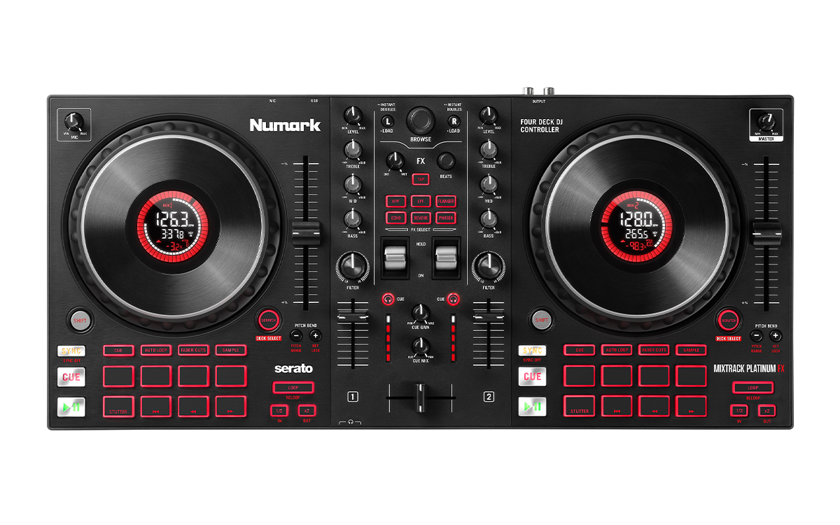 

DJ контроллер NUMARK MIXTRACK PLATINUM FX 4-Дековый