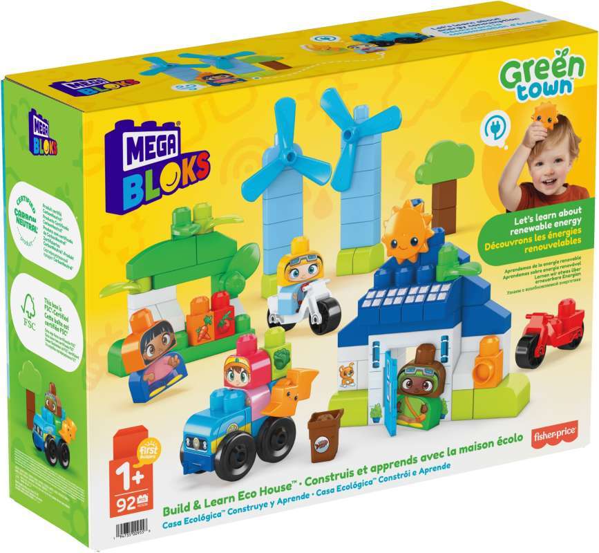 Mega Bloks Green Town Ocean Time Clean Up Building Toy Blocks