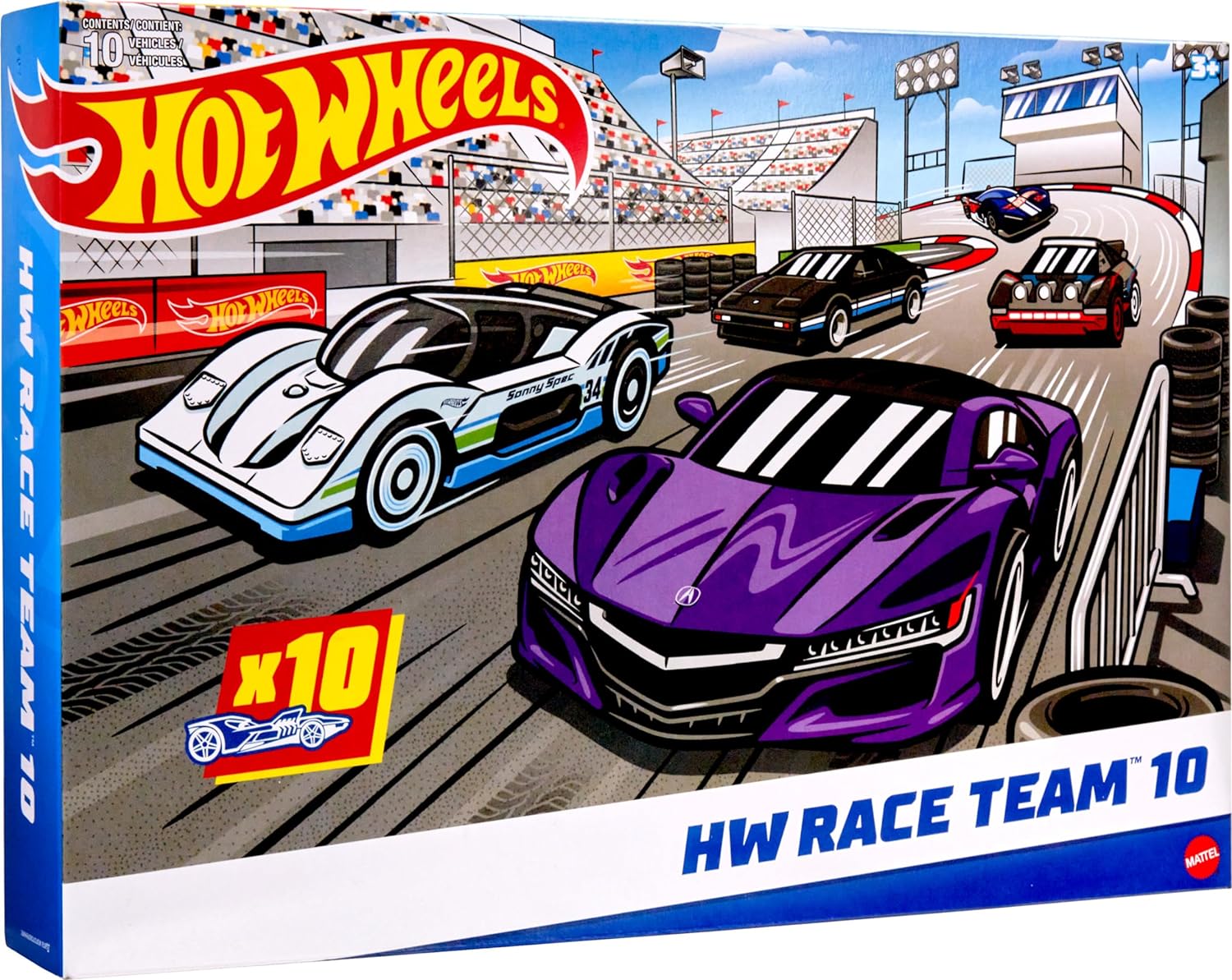 Набор из 10 гоночных машинок Hot Wheels Set of 10 Race Cars Хот Вилс 1:64 –  фото, отзывы, характеристики в интернет-магазине ROZETKA от продавца: MiToy  | Купить в Украине: Киеве, Харькове, Днепре, Одессе, Запорожье, Львове