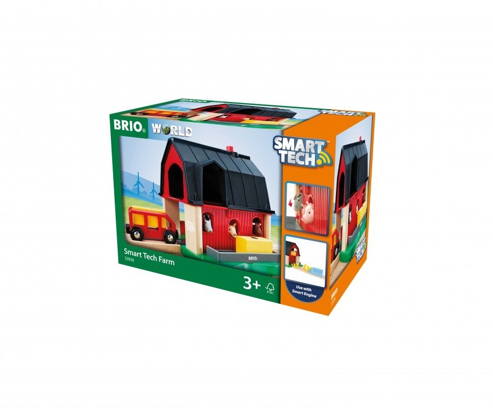 

BRIO 33936 Smart Tech "Ферма" для игры с паровозиком Smart Tech