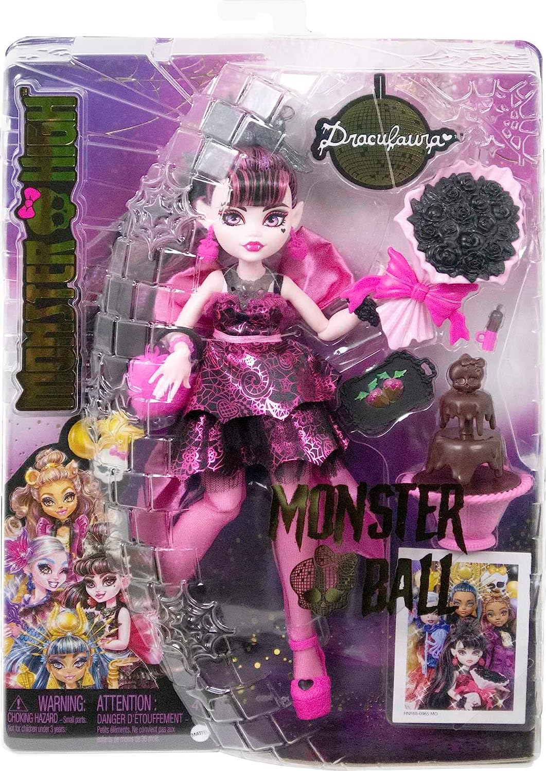 Кукла Монстер Хай Дракулаура Бал монстров Monster High Draculaura Monster  Ball Party Mattel (HNF68) – фото, отзывы, характеристики в  интернет-магазине ROZETKA от продавца: Вuy here | Купить в Украине: Киеве,  Харькове, Днепре,