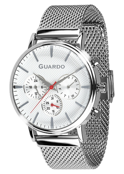 

Мужские наручные часы Guardo 012445-2 (M.SW)